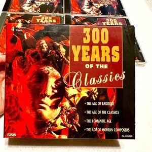 300 Years of the Classics (CD, Sep-1995, 4 CD Discs. Pre Owned Excellent shape